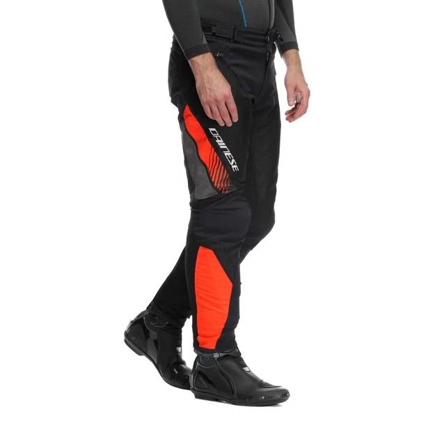 Dainese Drake 2 Air Absoluteshell Pants Black Red Fluo